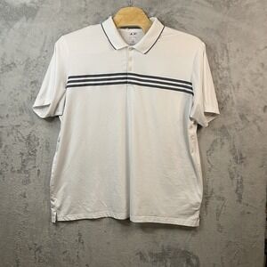 Adidas Mens XL White Polo  Puremotiond‎ Shirt adidasgolf.com 938007